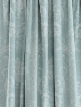 Laura Ashley Josette Duck Egg Ready Made Curtain Pencil Pleat